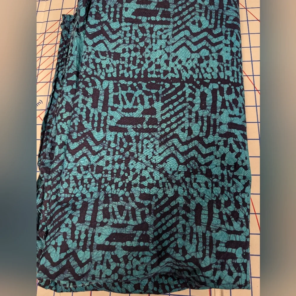 Batik Quilters fabric Blue and turquoise from Quilters Stash
